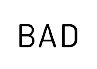 BAD logo white
