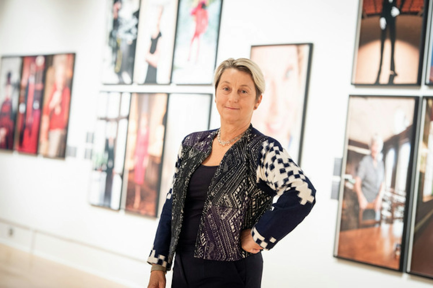 Exhibition Tour 100 First Women Portraits with artist Anita Corbin