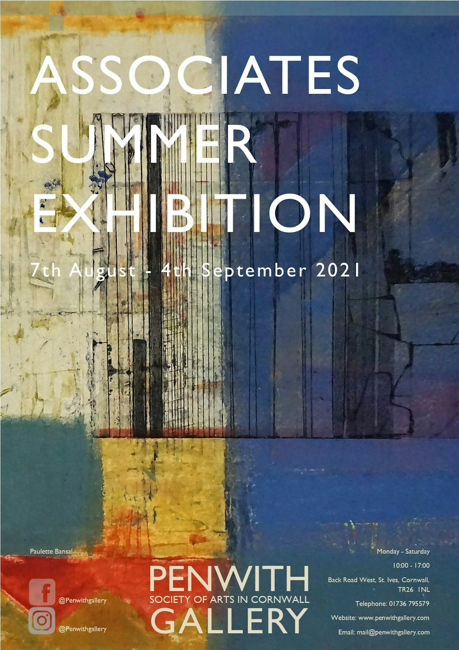 Associates Summer Show 2021 2 poster FINAL
