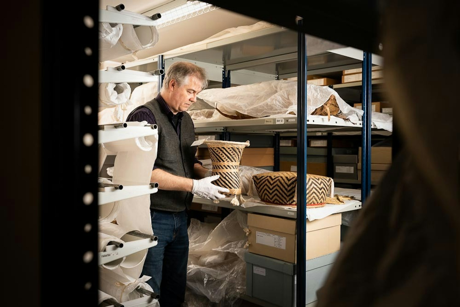 Inside the Museum Curator Tony Eccles in the RAMM Ethnography Stores
