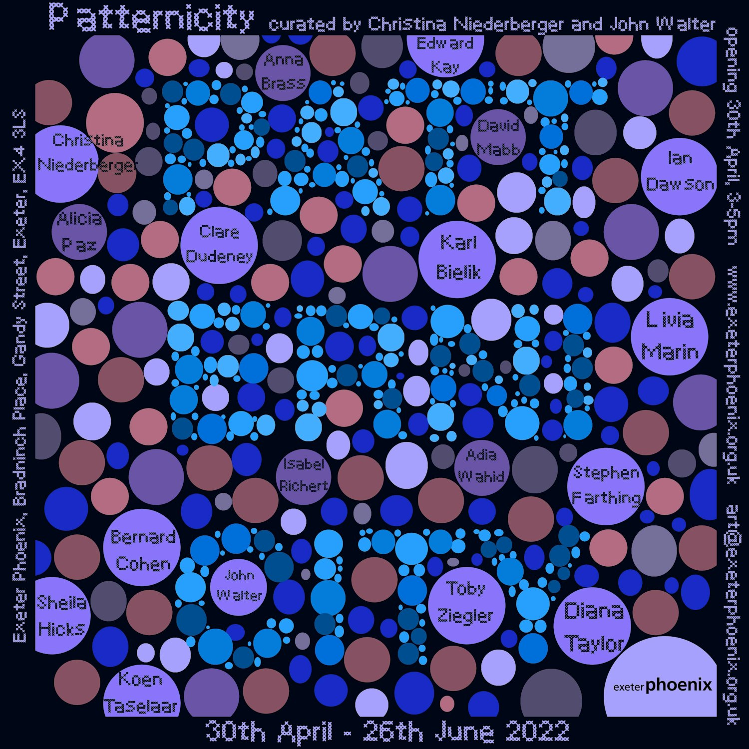 Patternicity Poster EP purple copy
